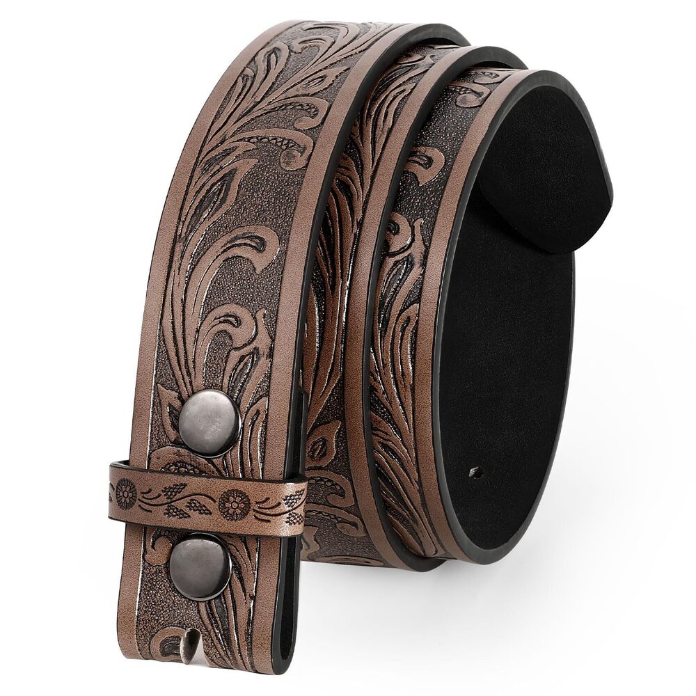 2773 Men Women Western Belt Strap For Jeans Dress Cowboy Cowgirl Floral